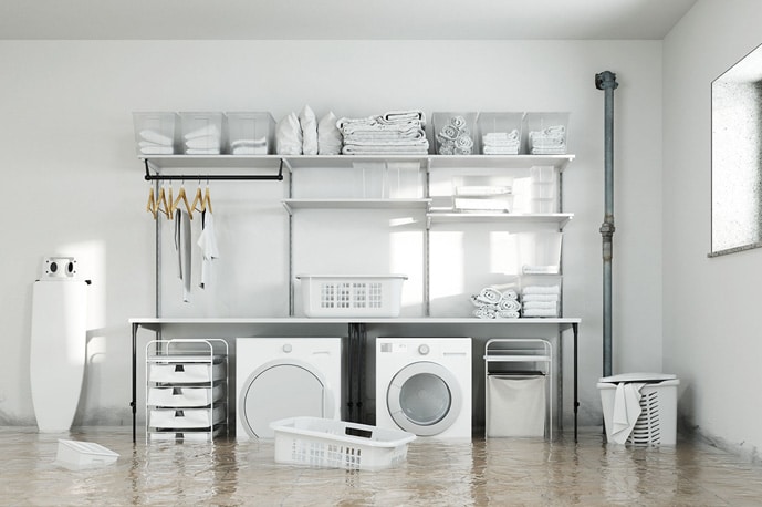 Call an emergency restoration company like DYCARP Flooring & Home Services for quick and thorough help.